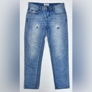 One x One Teaspoon Awesome Baggies Low Waist Medium Rise Relaxed Tapered Size 25